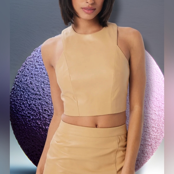 MSRP $198 Lita by by Ciara Leather Front Tank. Size XL. NWT - Picture 3 of 10